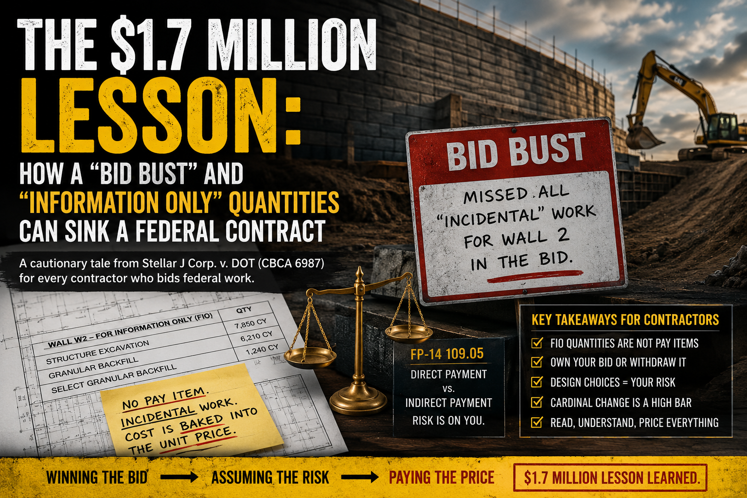 The $1.7 Million Lesson: How a "Bid Bust" and "Information Only" Quantities Can Sink a Federal Contract